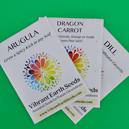 Edible Pollinator Garden Seed Packet Gift Set