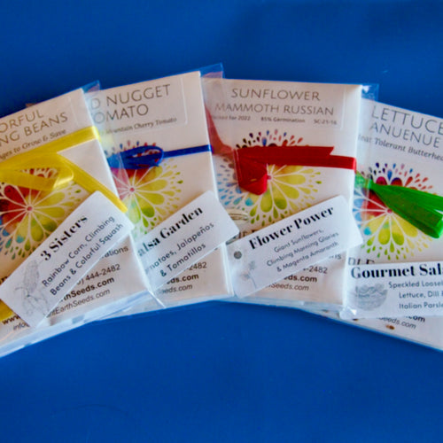 set of 4 seed packet gift packs